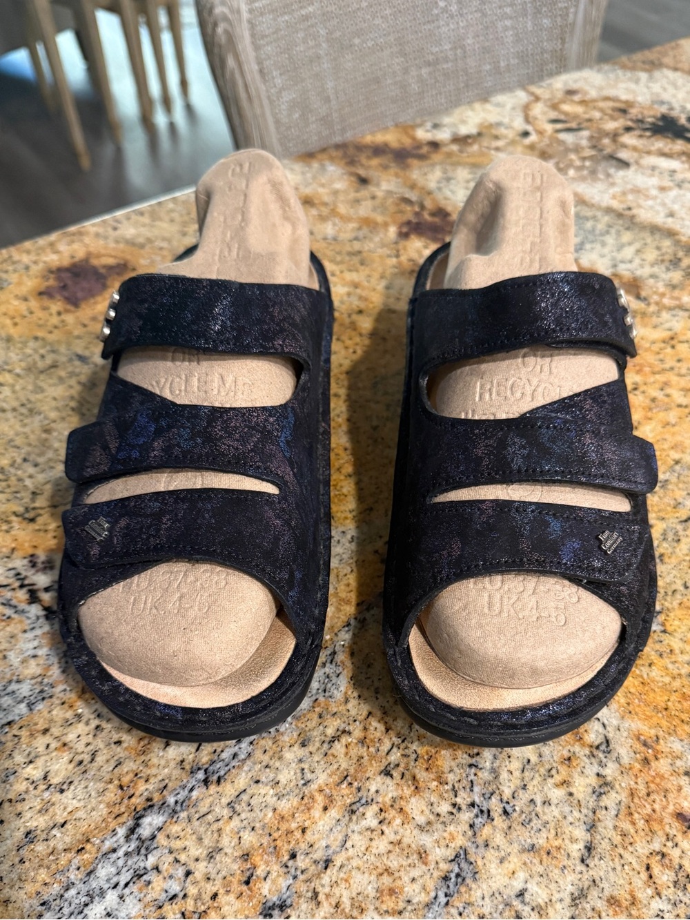 Beautiful Finn Comfort Grenada Breeze Multi Color Sandal EU 37